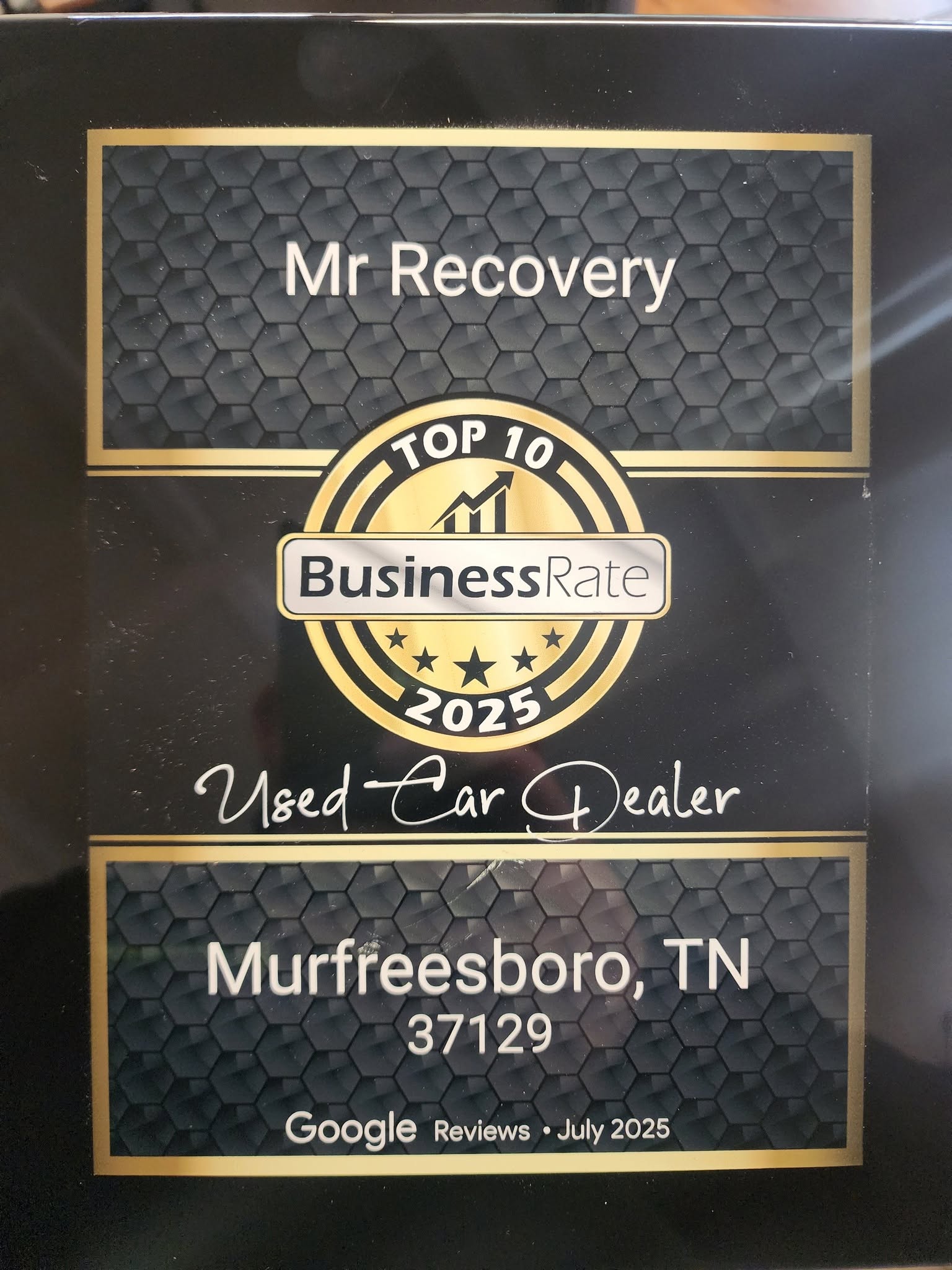 Top 10 BusinessRate 2025 Used Car Dealer